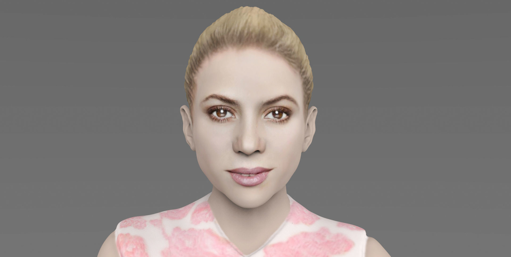 Shakira ready for full color 3D printing 3D Print 229799
