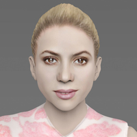 Shakira ready for full color 3D printing - Thumbnail 5