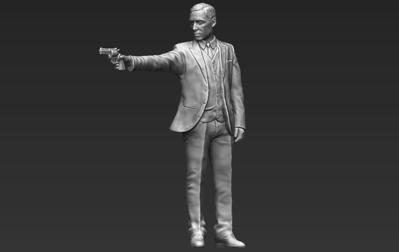 Al Pacino Michael Corleone Godfather 3D printing ready stl obj