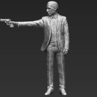 Al Pacino Michael Corleone Godfather 3D printing ready stl obj - Thumbnail 5