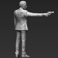 Al Pacino Michael Corleone Godfather 3D printing ready stl obj - Thumbnail 6