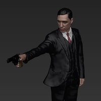 Al Pacino Michael Corleone Godfather for full color 3D printing - Thumbnail 2