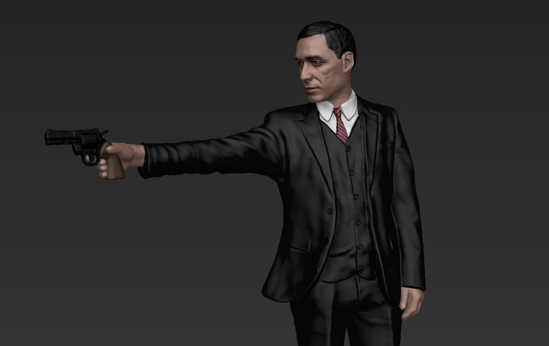Al Pacino Michael Corleone Godfather for full color 3D printing 3D Print 229829