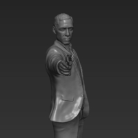 Al Pacino Michael Corleone Godfather for full color 3D printing - Thumbnail 11