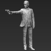 Al Pacino Michael Corleone Godfather for full color 3D printing - Thumbnail 12