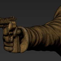 Al Pacino Michael Corleone Godfather for full color 3D printing - Thumbnail 20