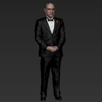 Marlon Brando Vito Corleone Godfather full color 3D printing - Thumbnail 2