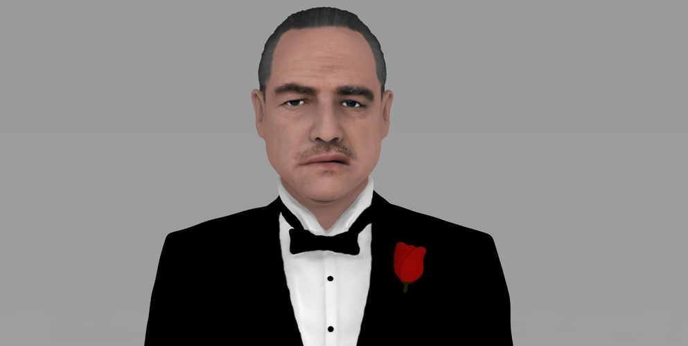 Marlon Brando Vito Corleone Godfather full color 3D printing 3D Print 229853