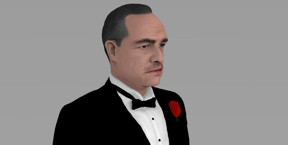Marlon Brando Vito Corleone Godfather full color 3D printing 3D Print 229856