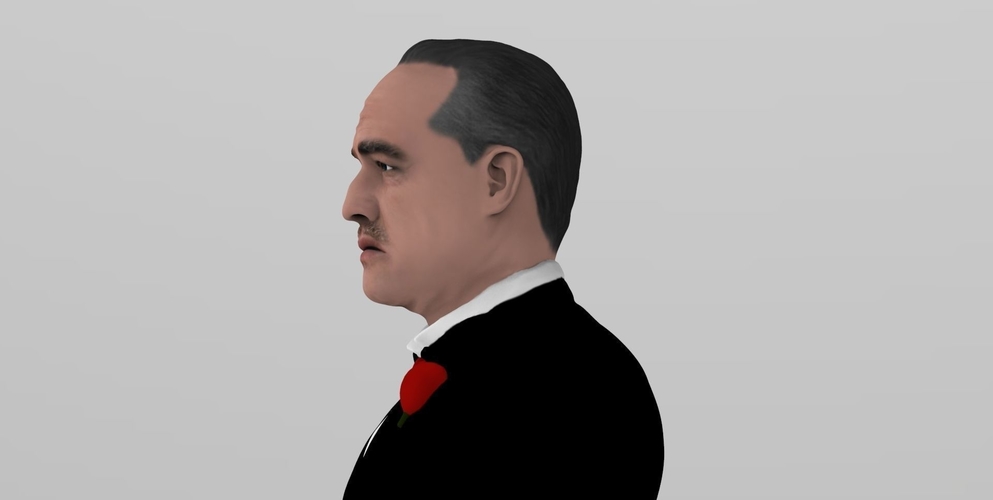 Marlon Brando Vito Corleone Godfather full color 3D printing 3D Print 229857