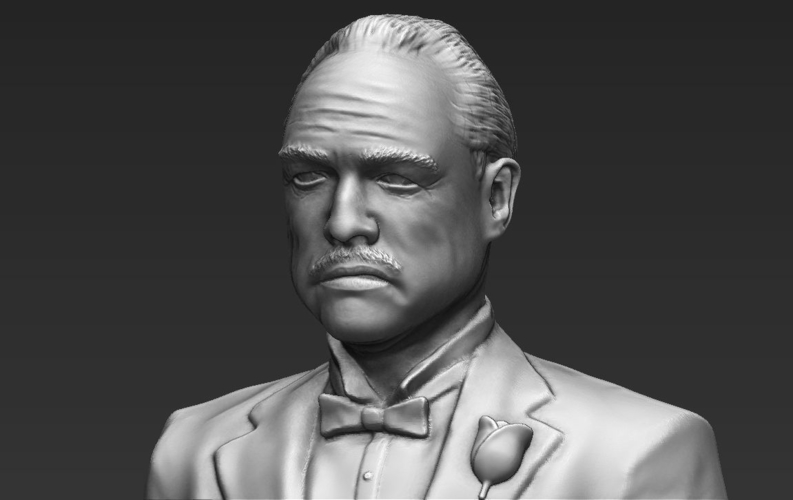 Marlon Brando Vito Corleone Godfather full color 3D printing 3D Print 229863