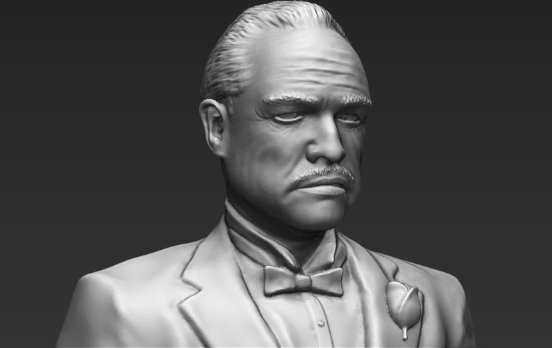Marlon Brando Vito Corleone Godfather full color 3D printing 3D Print 229864