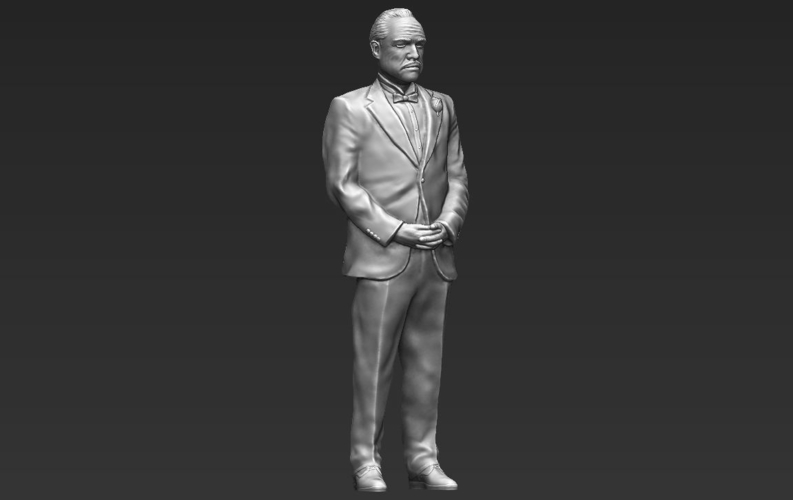 Marlon Brando Vito Corleone Godfather 3D printing ready stl obj 3D Print 229874