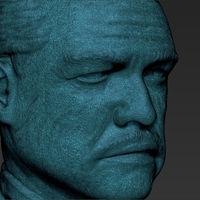 Marlon Brando Vito Corleone Godfather 3D printing ready stl obj - Thumbnail 15