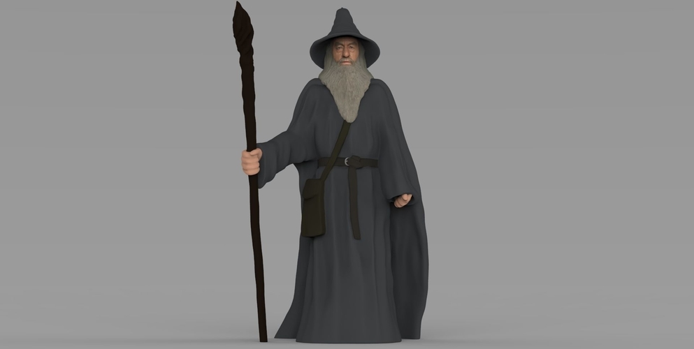 Gandalf the Lord of the Rings Hobbit full color 3D printing 3D Print 229914