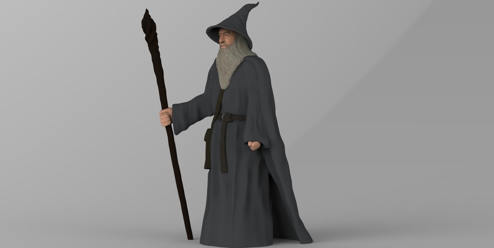 Gandalf the Lord of the Rings Hobbit full color 3D printing 3D Print 229915