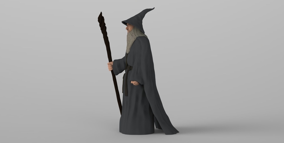 Gandalf the Lord of the Rings Hobbit full color 3D printing 3D Print 229916