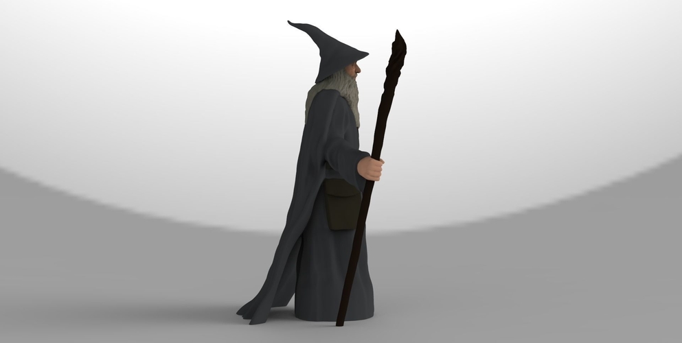 Gandalf the Lord of the Rings Hobbit full color 3D printing 3D Print 229918