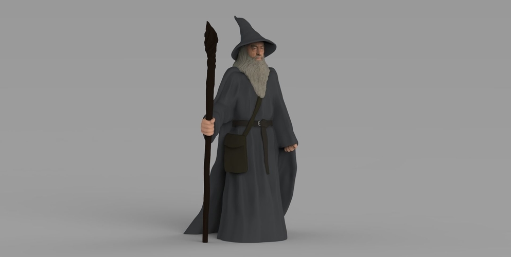 Gandalf the Lord of the Rings Hobbit full color 3D printing 3D Print 229919