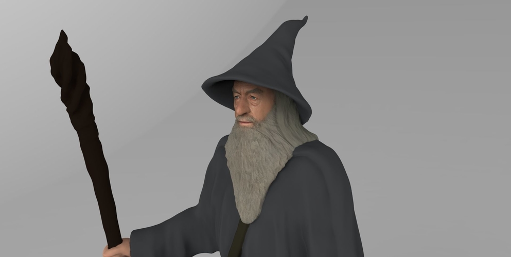 Gandalf the Lord of the Rings Hobbit full color 3D printing 3D Print 229920