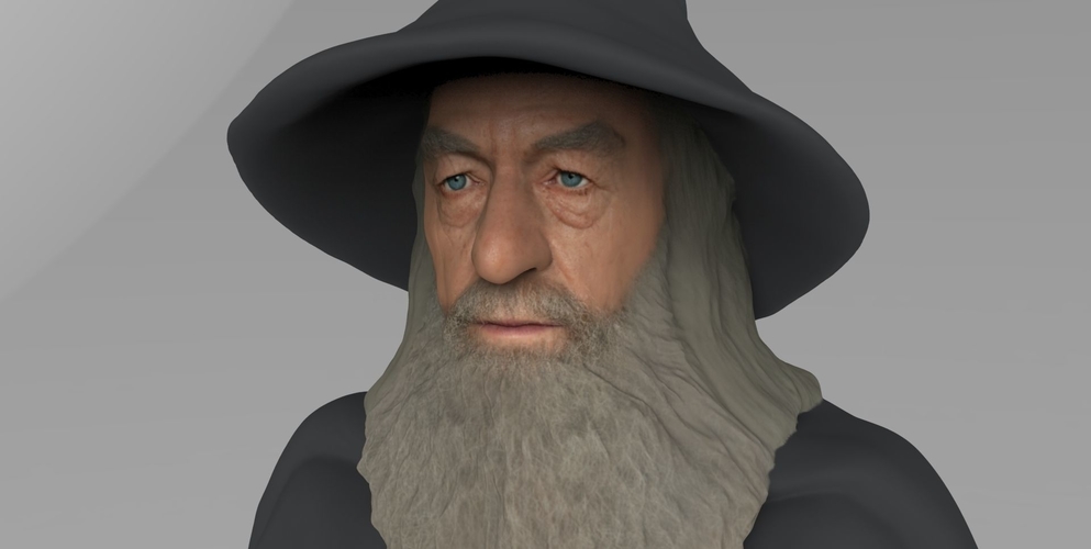 Gandalf the Lord of the Rings Hobbit full color 3D printing 3D Print 229921
