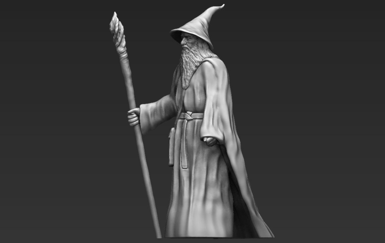 Gandalf the Lord of the Rings Hobbit full color 3D printing 3D Print 229926