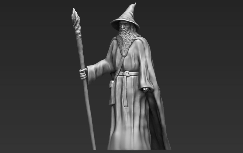 Gandalf the Lord of the Rings Hobbit full color 3D printing 3D Print 229927