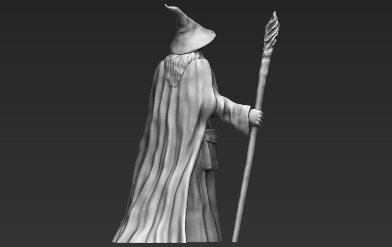 Gandalf the Lord of the Rings Hobbit full color 3D printing 3D Print 229928