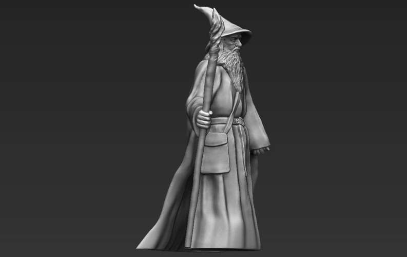 Gandalf the Lord of the Rings Hobbit full color 3D printing 3D Print 229929