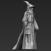 Gandalf the Lord of the Rings Hobbit full color 3D printing - Thumbnail 17