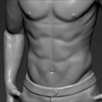 Tyler Durden Brad Pitt from Fight Club 3D printing ready - Thumbnail 10