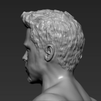 Tyler Durden Brad Pitt from Fight Club 3D printing ready - Thumbnail 11