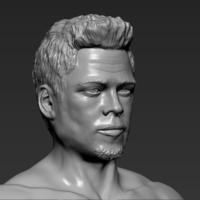 Tyler Durden Brad Pitt from Fight Club 3D printing ready - Thumbnail 13