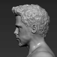 Tyler Durden Brad Pitt from Fight Club 3D printing ready - Thumbnail 14