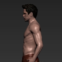 Tyler Durden Brad Pitt Fight Club for full color 3D printing - Thumbnail 3