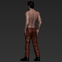 Tyler Durden Brad Pitt Fight Club for full color 3D printing - Thumbnail 7