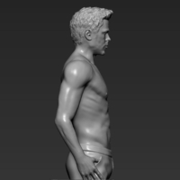 Tyler Durden Brad Pitt Fight Club for full color 3D printing - Thumbnail 13