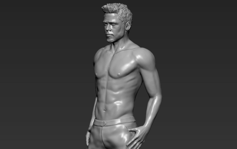 Tyler Durden Brad Pitt Fight Club for full color 3D printing 3D Print 229965