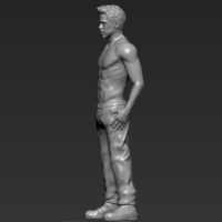 Tyler Durden Brad Pitt Fight Club for full color 3D printing - Thumbnail 16