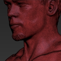 Tyler Durden Brad Pitt Fight Club for full color 3D printing - Thumbnail 23