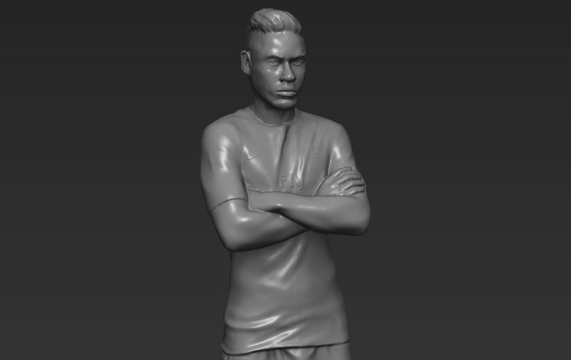 Neymar PSG 3D printing ready stl obj
