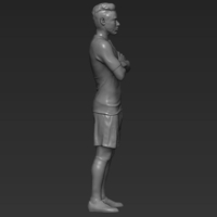 Neymar PSG 3D printing ready stl obj - Thumbnail 4