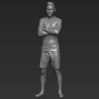 Neymar PSG 3D printing ready stl obj - Thumbnail 6
