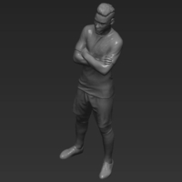 Neymar PSG 3D printing ready stl obj - Thumbnail 7