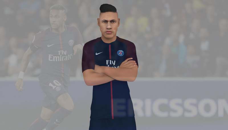 Neymar PSG ready for full color 3D printing