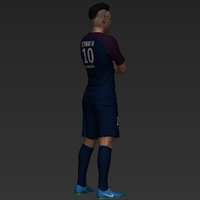 Neymar PSG ready for full color 3D printing - Thumbnail 12