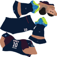 Neymar PSG ready for full color 3D printing - Thumbnail 23