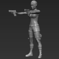 Lara Croft Tomb Raider 3D printing ready stl obj - Thumbnail 3