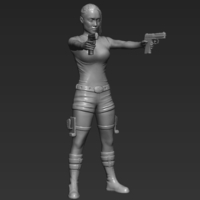 Lara Croft Tomb Raider 3D printing ready stl obj - Thumbnail 5