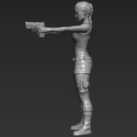 Lara Croft Tomb Raider 3D printing ready stl obj - Thumbnail 6